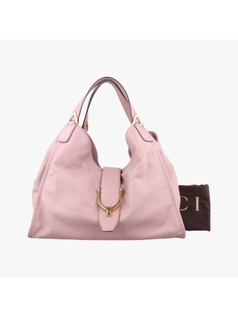 Gucci Soft Star Wrap Pink Leather Handbag